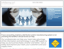 Tablet Screenshot of infospring.com